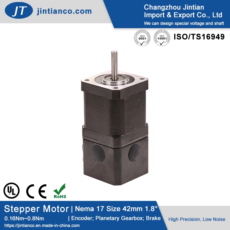 NEMA 17 0.9/1.8 Degree Electric Step Stepper Motor with Permanent Magnet Brake
