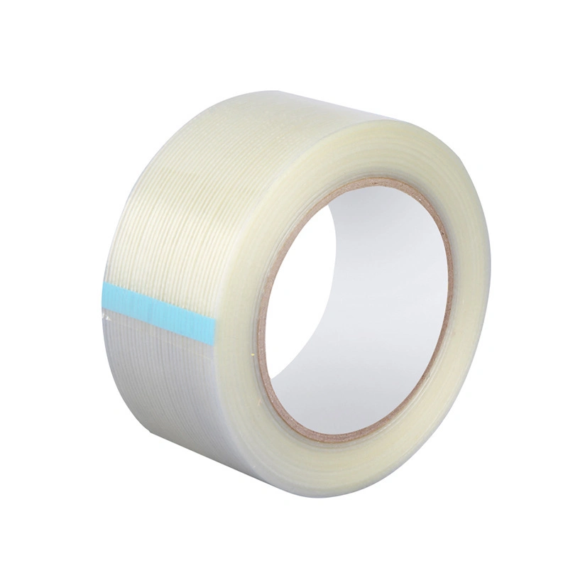 Cross Weave Fiberglass Reinforced Adhesive Polyester Filament Packaging Tape