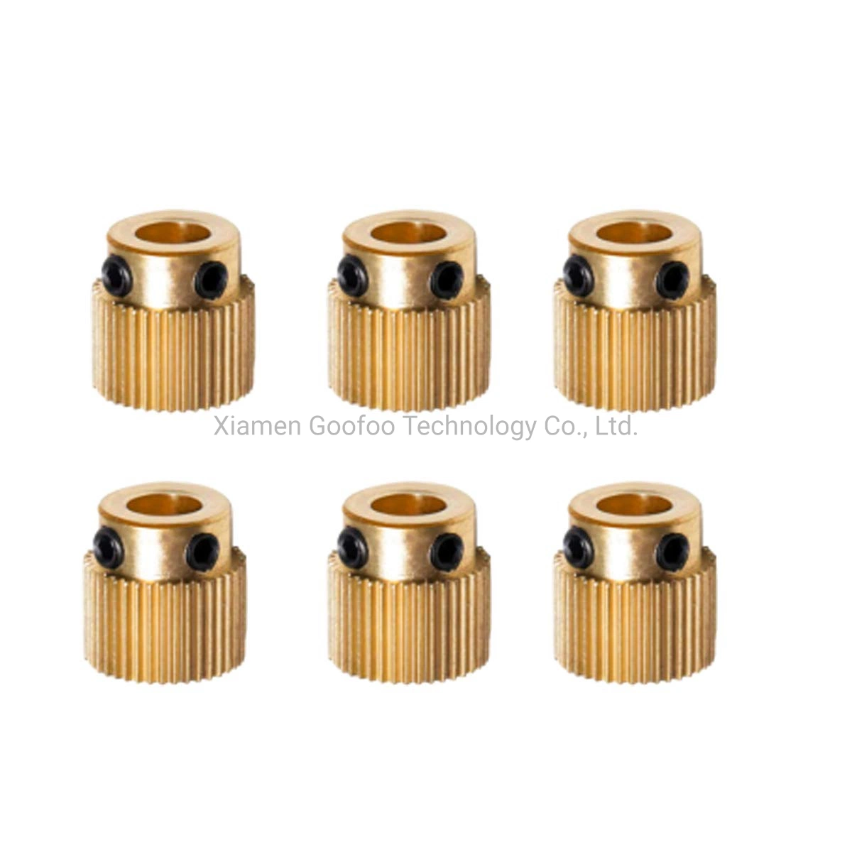 3D Printer Extrusion Wheel Brass Gear 40 Tooth Extruder Filaments for 3D Printing