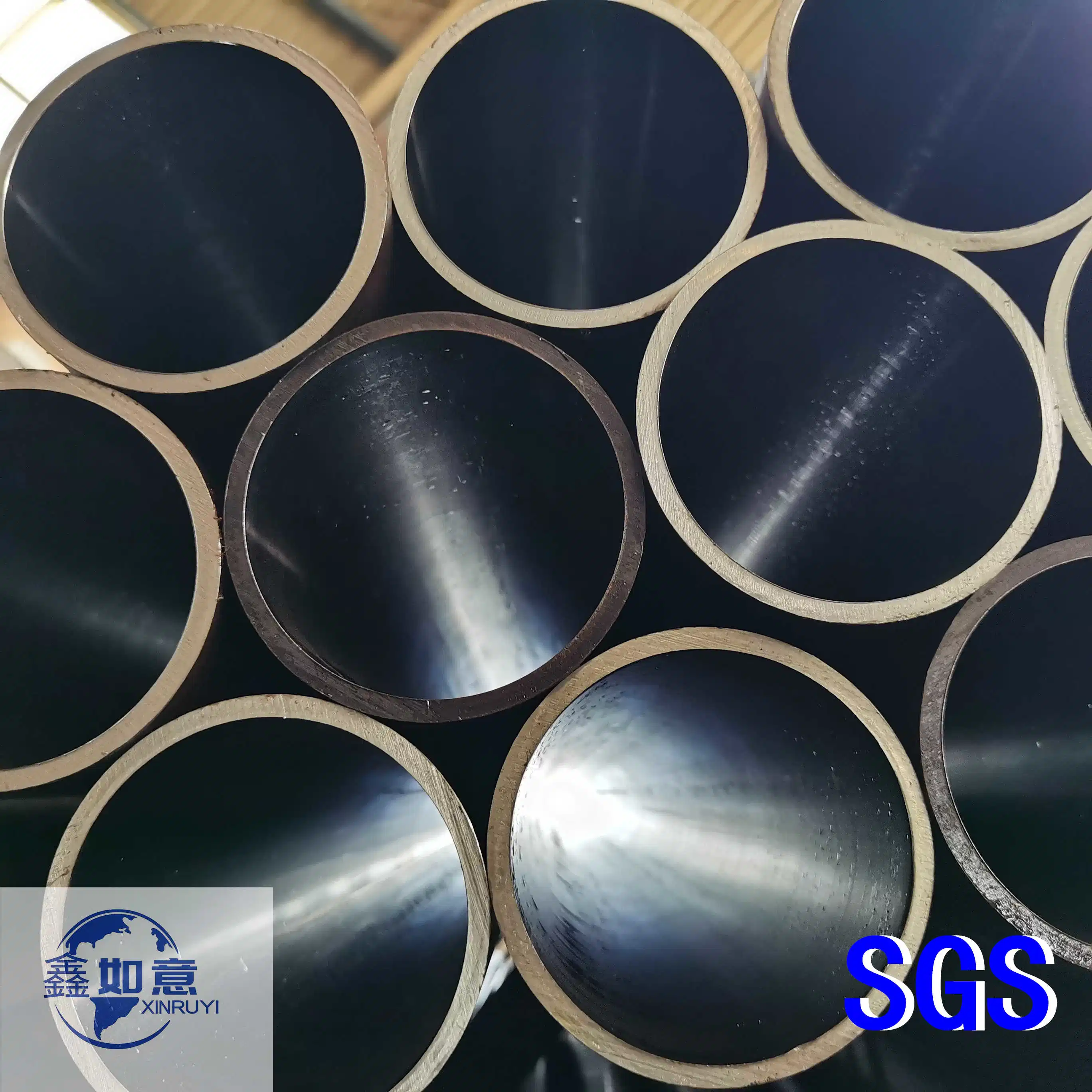 Cold Drawn Steel Tube SAE 1020 1045 ASTM A210 St52 E355 304 Shaft Seamless Iron Steel Honed Pipe