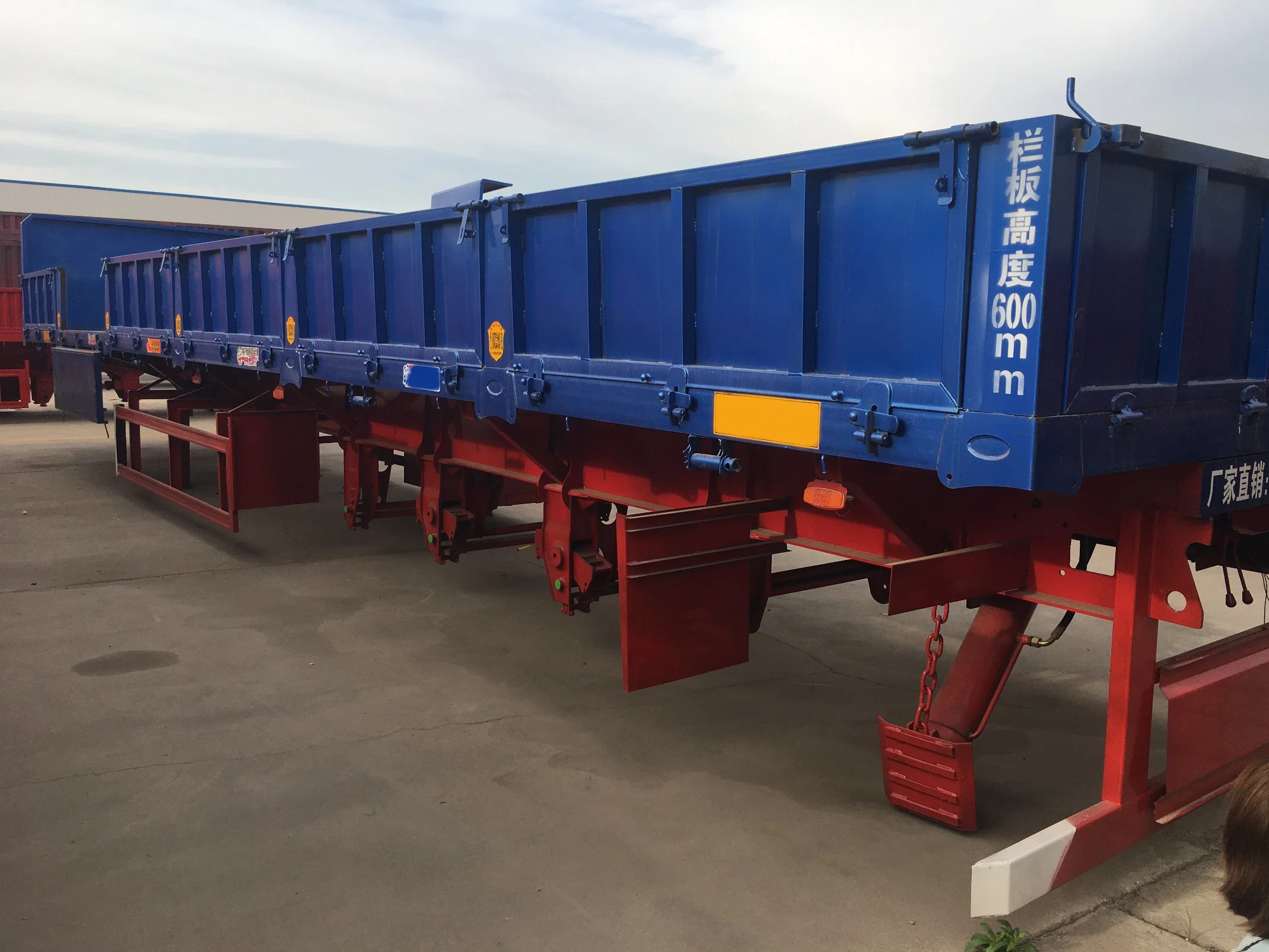 Venta caliente Semi-Trailer plano general, buen precio de venta de 3 ejes 20t Semi-Trailer