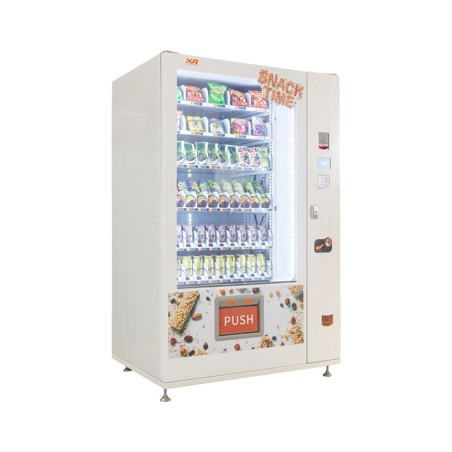 2023new Xy Coin Can Bottle Drink Snack Vending Machine Commercial