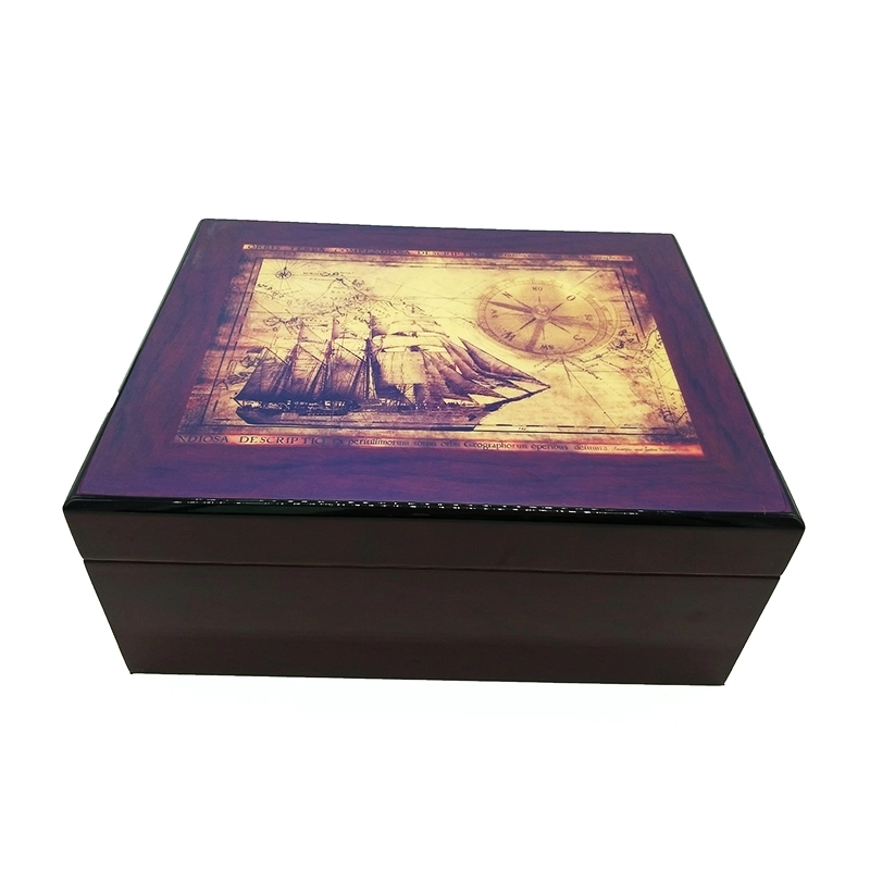 Le Luxe Cigar Boîte cadeau d'emballage en bois