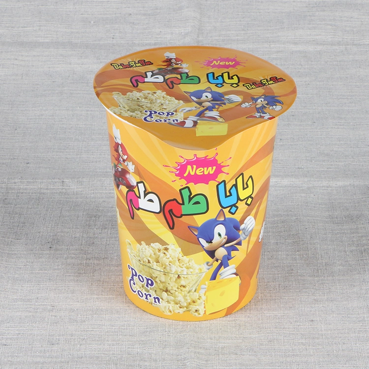 Custom Printed Eco Friendly Paper Popcorn Family Bucket Bowl Cup