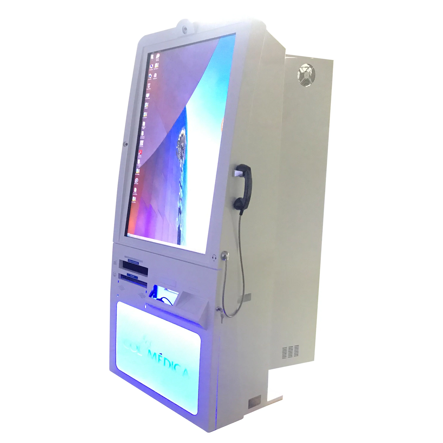 Fabricant OEM machine à imprimer A4 automatique kiosque d'enregistrement en libre-service Avec lecteur d'ID