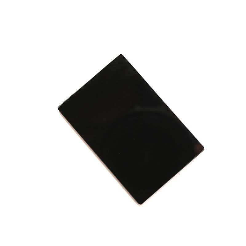 OEM Black Infrared Transmission Cut-off Visible Light Absorption Glass Filter for Lasers with ISO