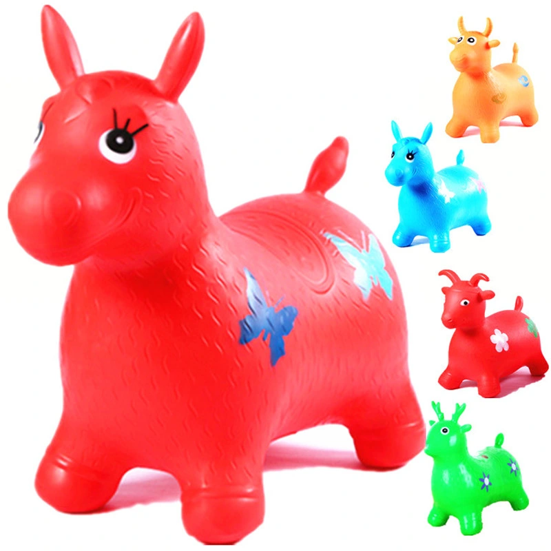 De nombreux types de PVC gonflable Bouncing Animal les jouets pour enfants