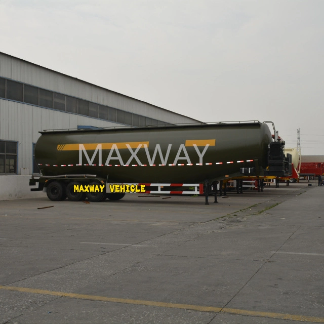 3 Axles Bulk Cement/Fly Ash/Flour/Powder Material Transport Tank/Tanker Heavy Duty Truck Semi Trailer