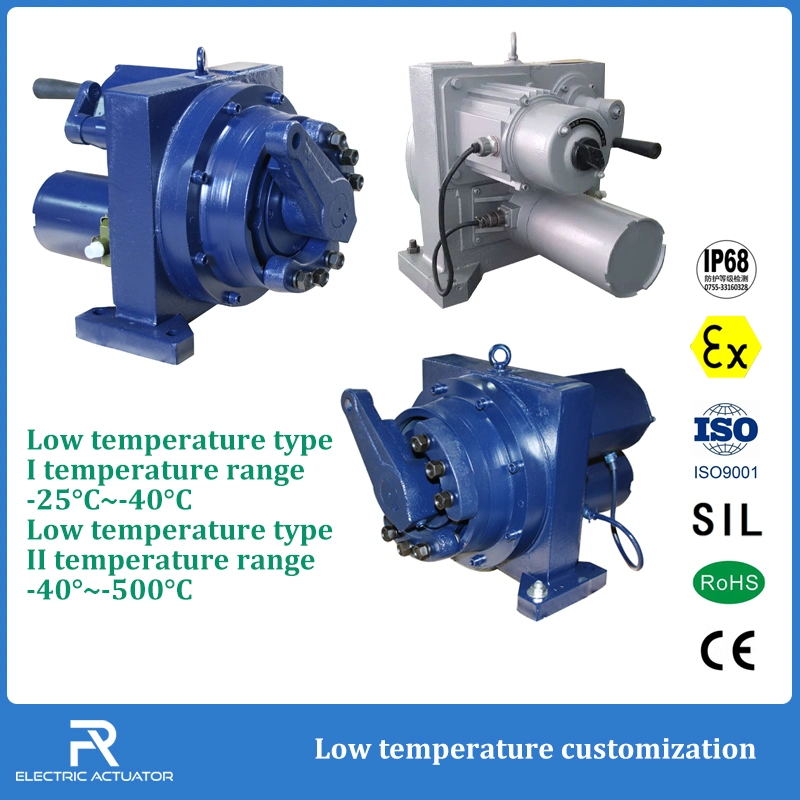 Low Temperature Customization -25degrees-500degrees DC Voltage Signal Within 1-5V Dkj Series Electric Actuator