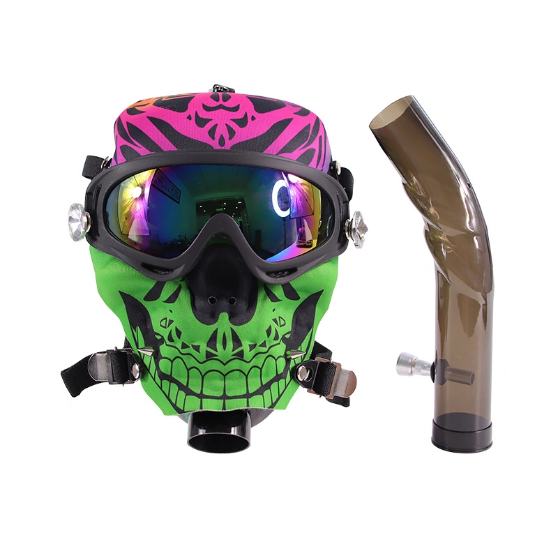 Silicona mayorista máscara de gas Mascarilla narguile Pipa de Agua fumar pipa de la máscara de gas