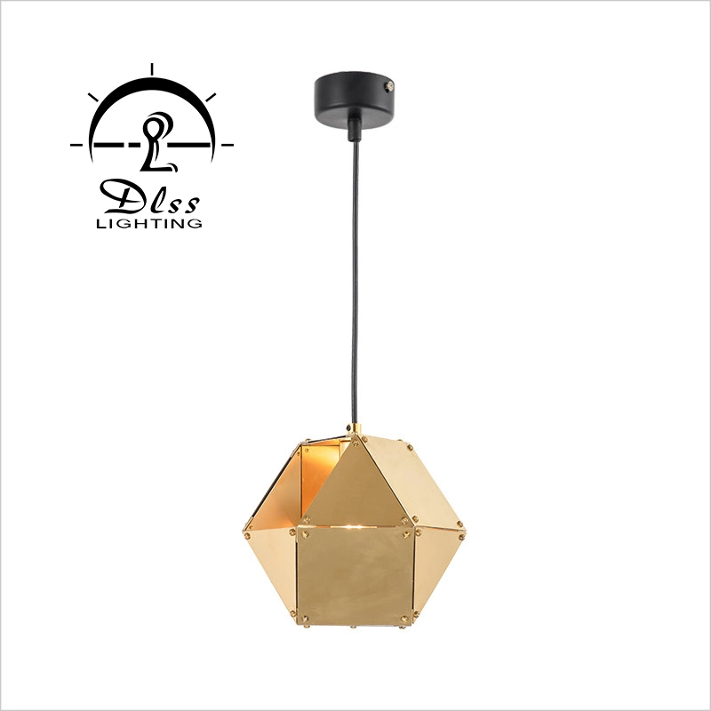 Black&Gold Cubic Modern Chandelier for Decoration Pendant Light