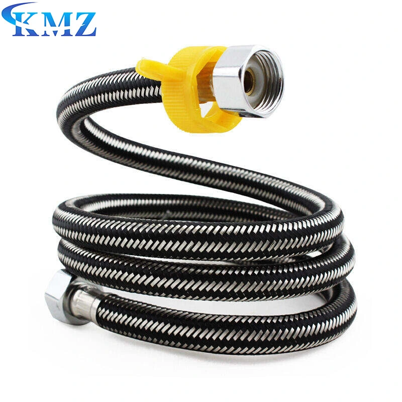 Customized Hot Sales Plumbing Supply Hose Pipe Stainless Steel 304 Wire Braided Flexible Hose for Toilet