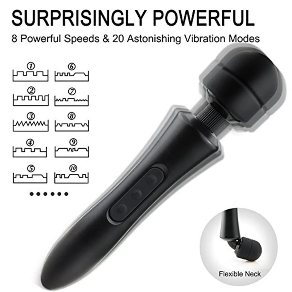 OEM und ODM Großhandel Handheld Vibrator Body Wand Vibrator heiß Verkauf von AV Wand-Vibrator