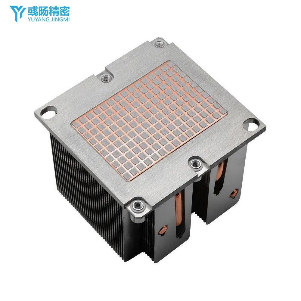 Precision CNC Machining Aluminum Heatsink Profile Component CNC Milling Aluminum Heat Sink Extrusion Profile