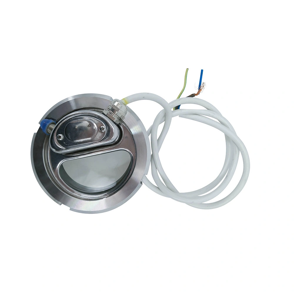 SS304 Stainless Steel Hygienic Sight Glass with Light