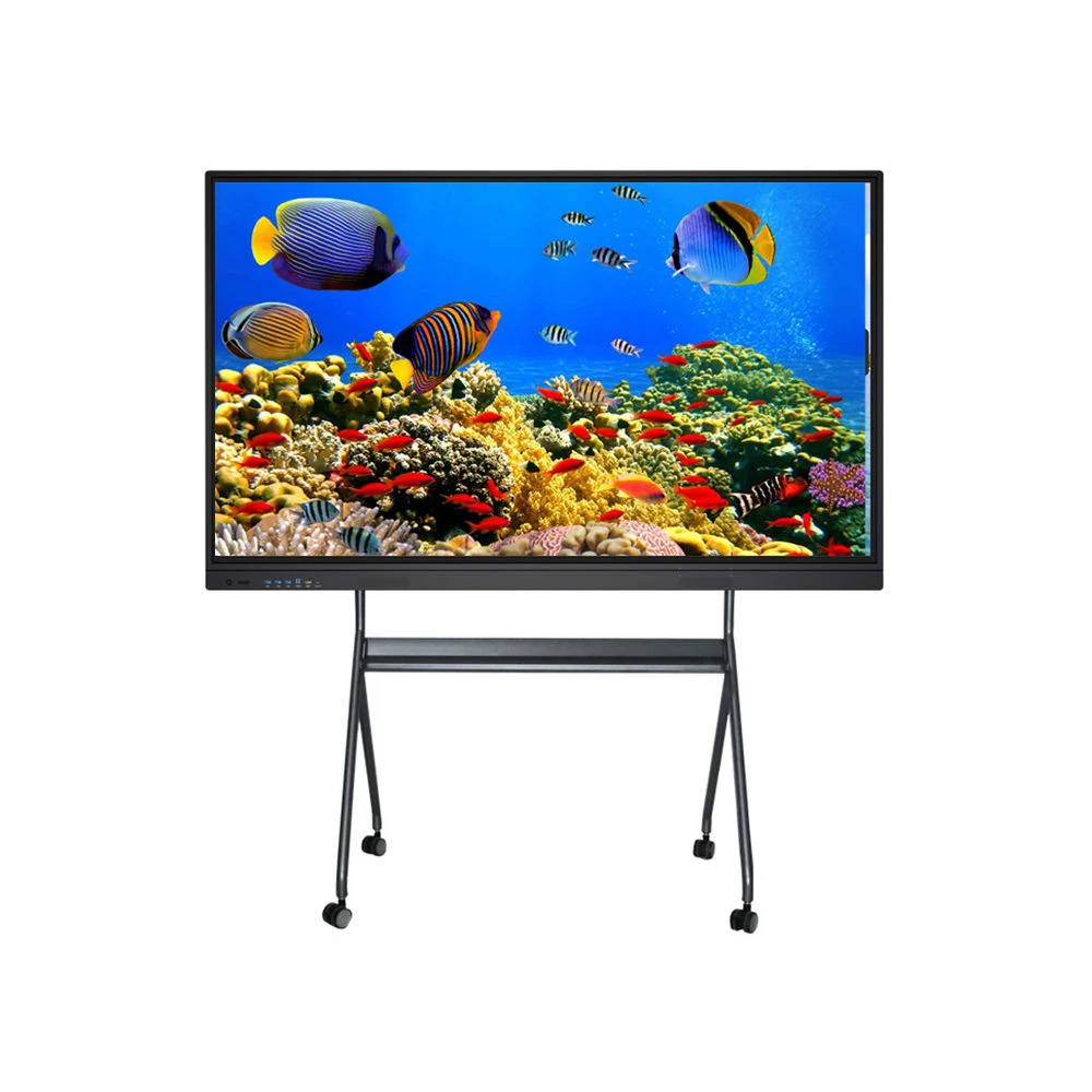 55 65 75 86inch Multimedia Digital Classroom LCD TV Display Flat Panel Screen Portable Interactive Whiteboard Smart Board for Teaching