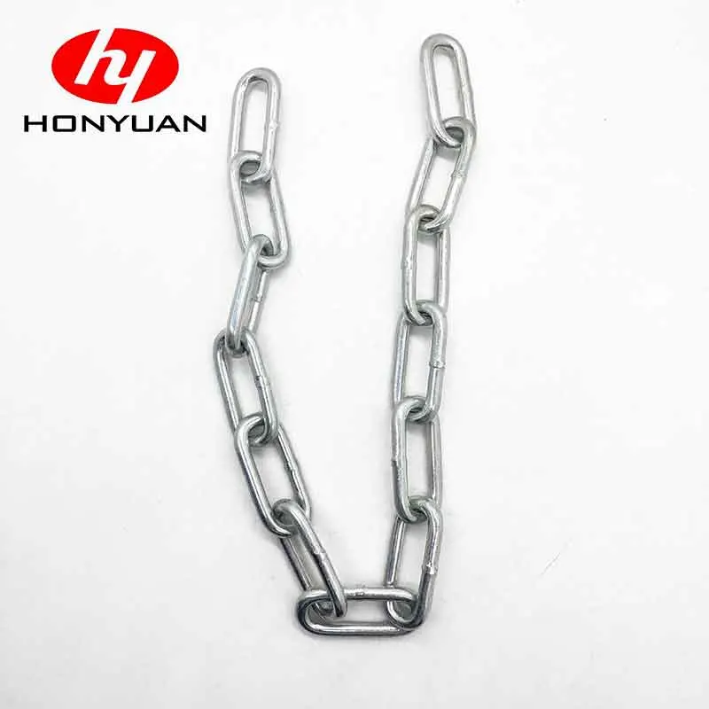 G30 Galvanized Chain Zinc Plated Welded Iron Link Chain DIN5685c/DIN763 Long Link Chain DIN5685A/DIN766/DIN5686 Korean Standard Short Link Chain