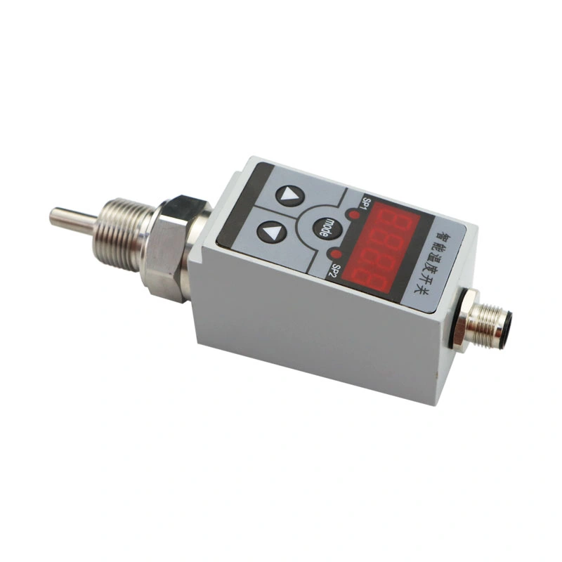 304 Stainless Steel DC 24V 0-100 Deg. C Water Adjustable Temperature Switch with Digital Display