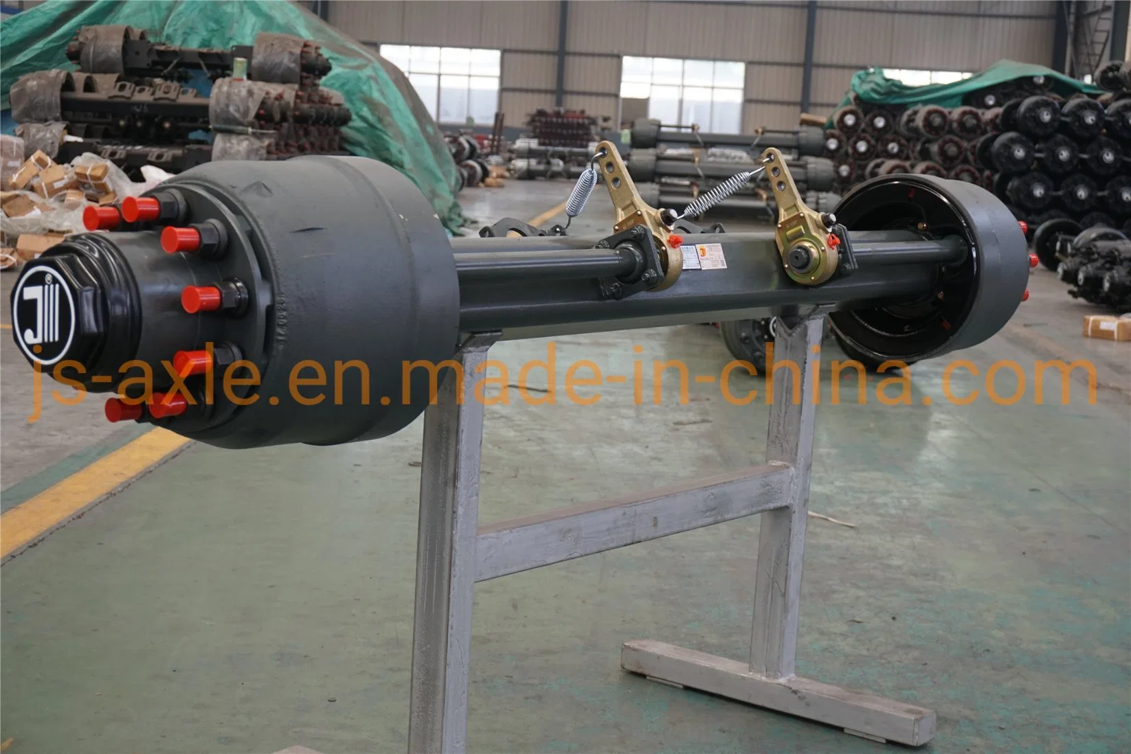 OEM Lowboy 11ton lit Semi-Trailer faible pour l'essieu