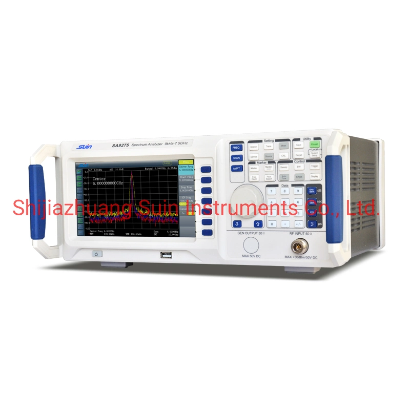 علامة Suin التجارية بحد أقصى 7.5GHz SA9100/9200 Series RF Spectrum Analyzer