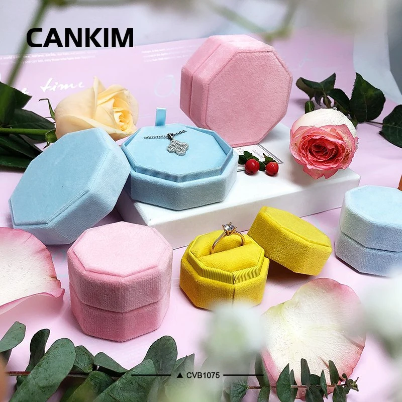 Cankim Ring Jewelry Box Ornament Gift Storage Ring Box Jewelry Logo Boxing Ring for Sale