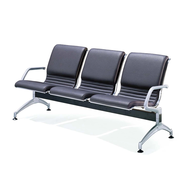 Wholesale/Supplier Manufacturers Stainless Steel Material Waiting Area Chair 3 Seater Hospital Waiting Chair Folding Modern Salon Reception Chairs