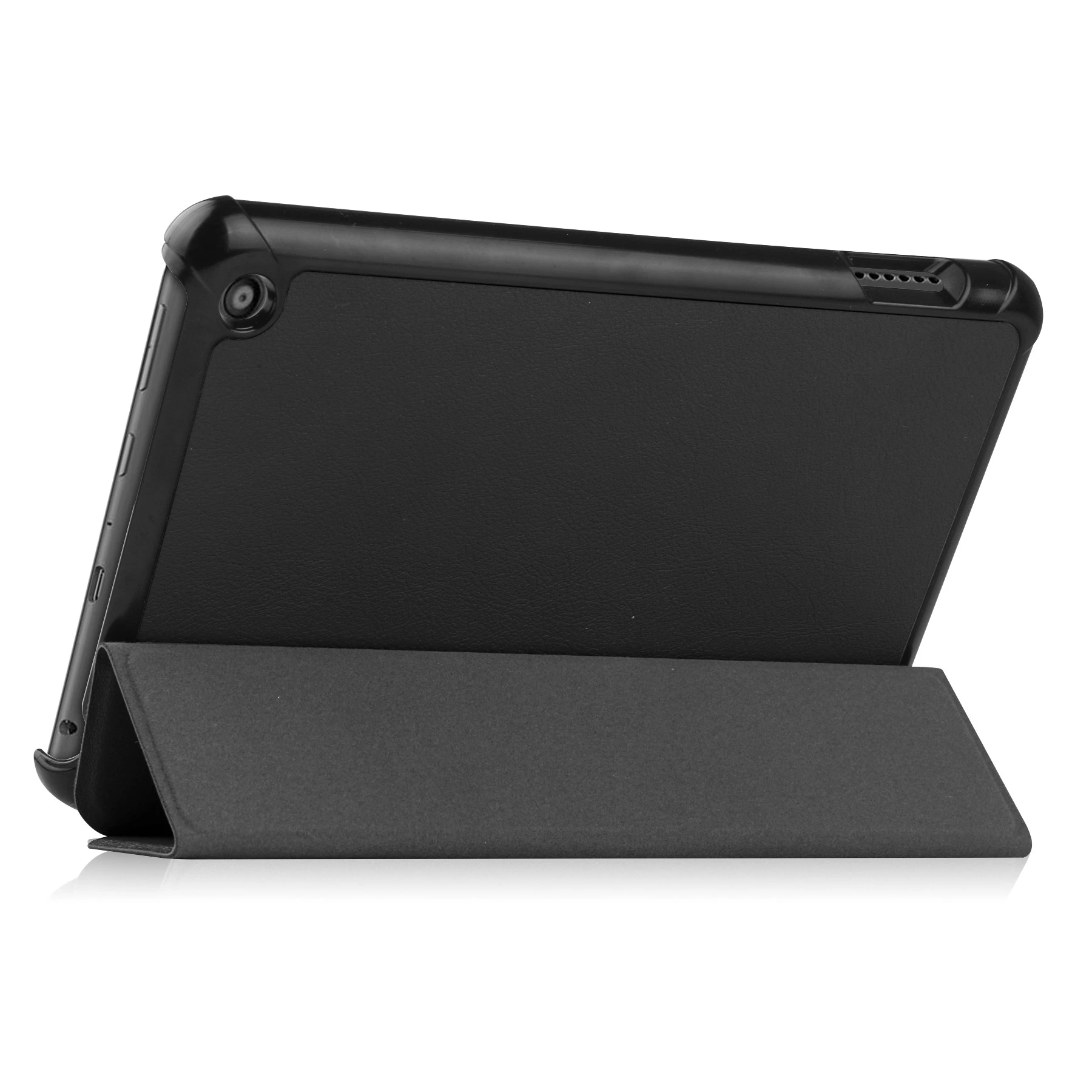 Auto Wake/Sleep PU-Leder Trifold Standabdeckung für Amazon Kindle Fire 7 2022 Release Tablet-Tasche