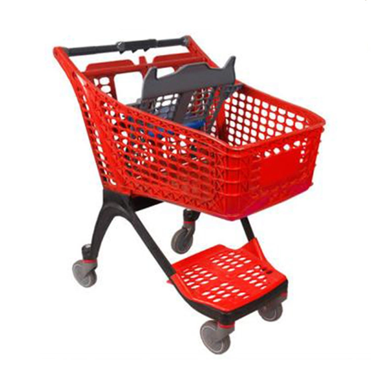 Top Quality Plastic Basket Shopping Cart