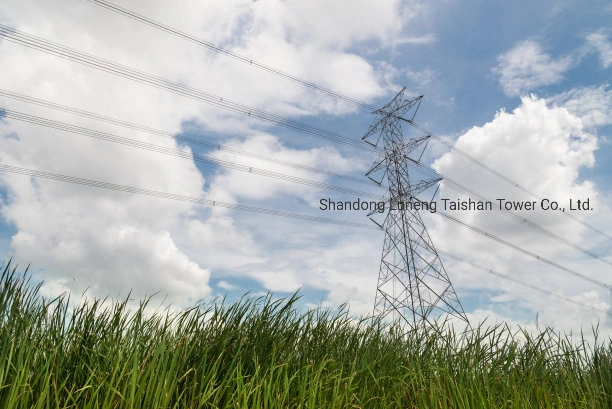 Torre de transmisión de energía eléctrica de acero