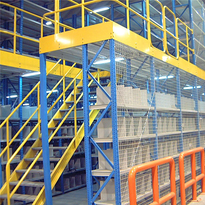 2 Tiers Steel Mezzanine Floor for Industrial Warehouse Storage