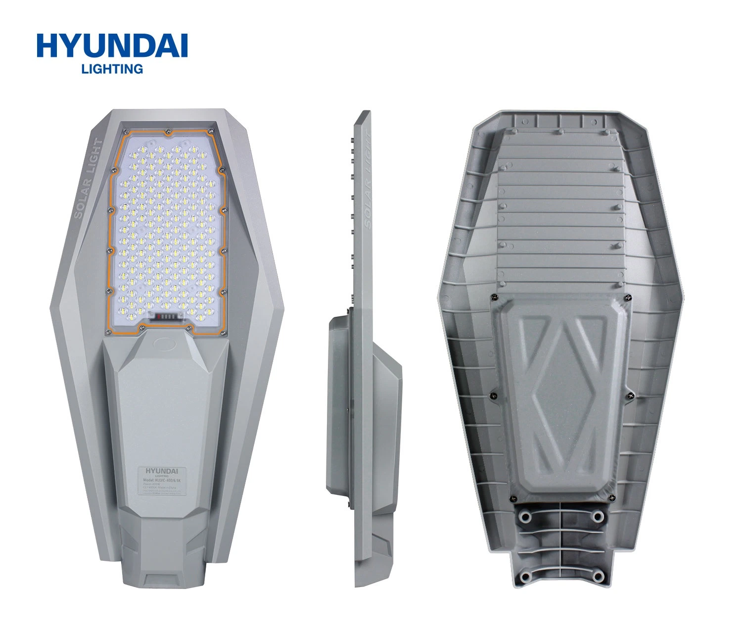 Hyundai Fabrication / Vente en gros de lampadaires solaires LED étanches IP65 pour l'extérieur