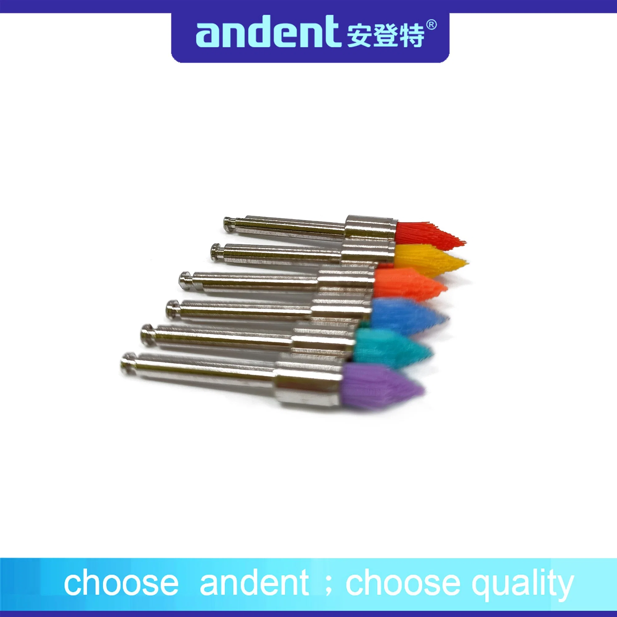 Dental Disposable Bristle Nylon Latch Screw Teeth Polishing Prophy Brush