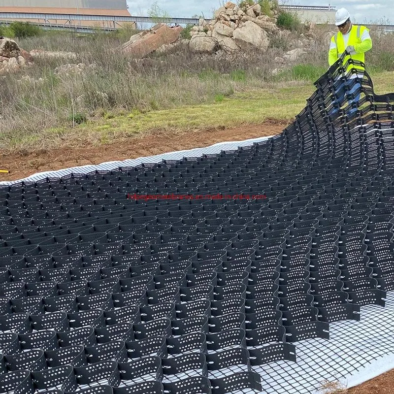 1.3mm Thickness Smoooth/Textured Perforated HDPE Geocell in Austrilia