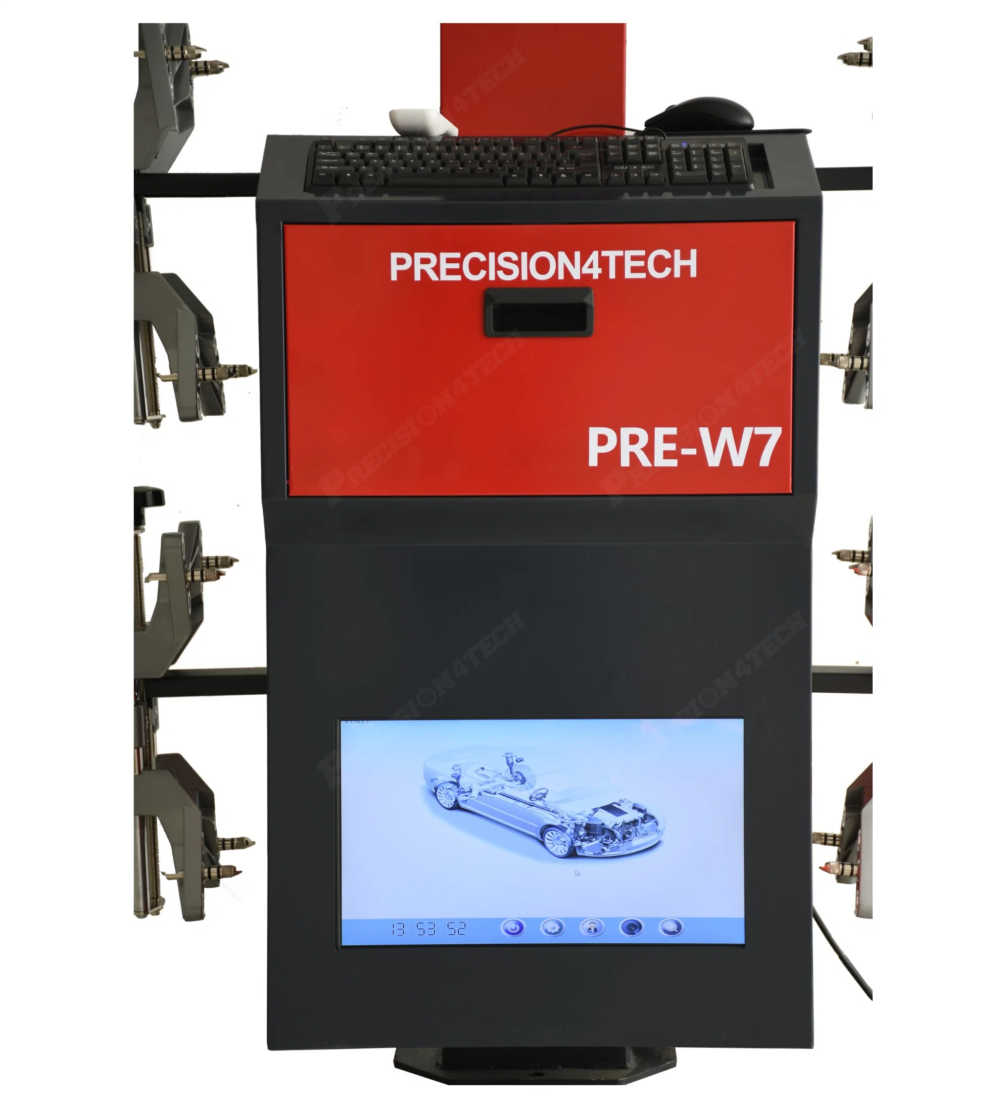 Original Factory Precision Brand Customized Pre-W7 Car 3D Wheel Alignment and Computer Wheel Alignment Machine Popular in Asia with CE Certification in Stock