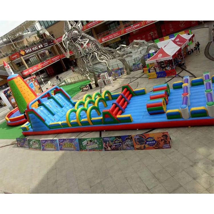 Ocean& Jungle Theme Juegos Inflatable Obstacles Games Cheer Indoor Inflatable Castle Inflatable Playground, PVC Fun Parks High quality/High cost performance  Giant Inflatable Obstacle