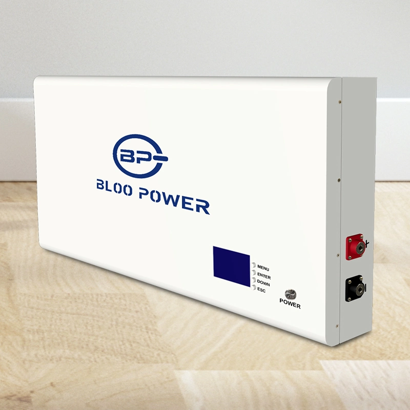 شاحن ليثيوم Bloopower 400ah 500ah LFePO4 لنظام الجدار بقدرة 15 كوه 20 كيلووات 20 كيلووات 20 كيلووات 20 كيلووات ساعة Li Ion لتخزين العاكس البطارية