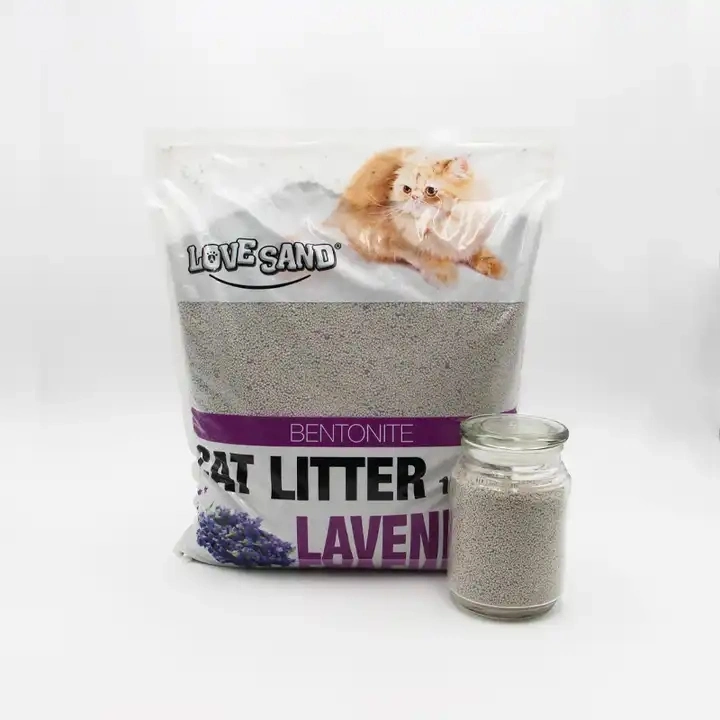 Popular Organic Cat Toilet Cleaning Sand Natural Clay Soluble Bentonite Cat Litter