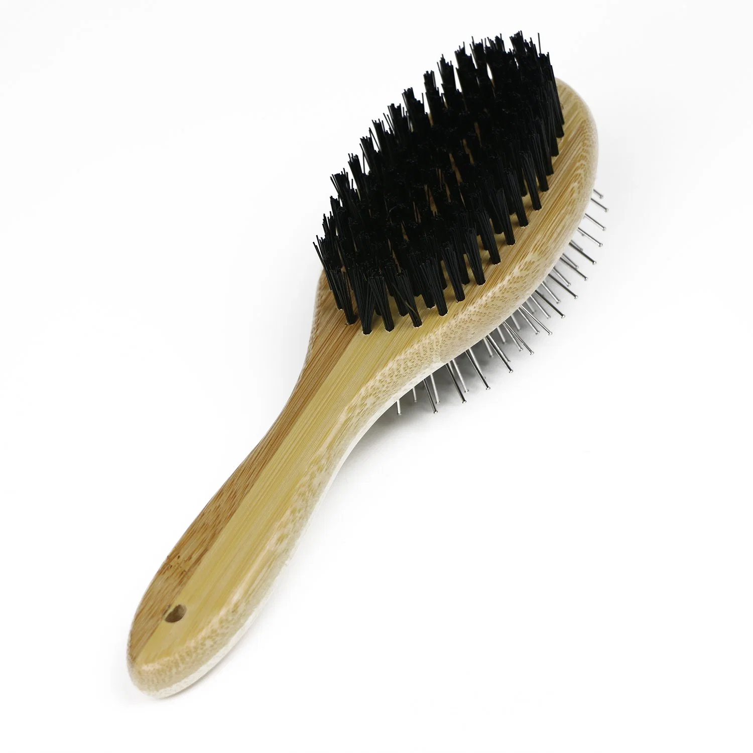 Eco-Friendly Bamboo Wood Pet Massage Hair Grooming Brush