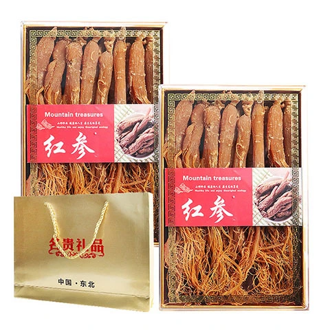 Hong Shen Medicina Tradicional Chinesa Raiz de ginseng Vermelho Coreano secas