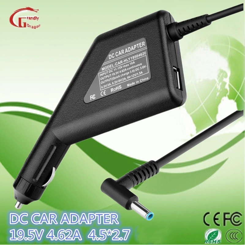 محول طاقة الكمبيوتر المحمول شاحن الكمبيوتر المحمول Mobilepone طاقة HP 19.5V 4.62A 4.5X3.0 مم