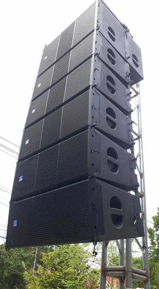 Dual 10" Two Way PA Power Line Array Speaker