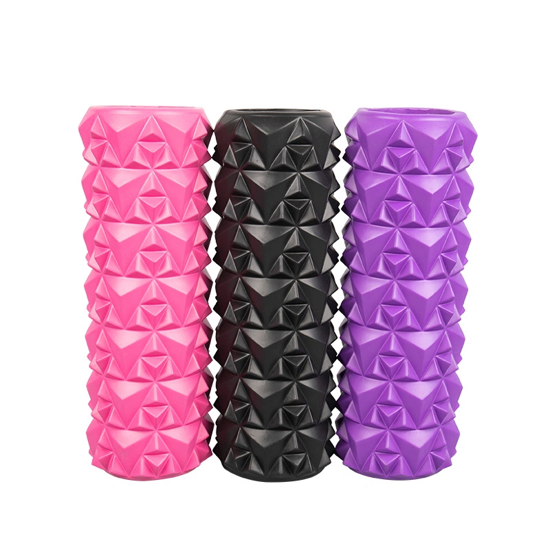 Hot Sell 2021 Amazon Massage Foam Roller Custom Logo Exercise Yoga Roller Eco-Friendly EVA Gym Roller Supplier