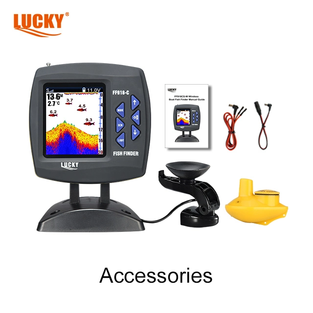 Lucky Touch Screen Detector De Bancos De Peces FF918CSD-Wt