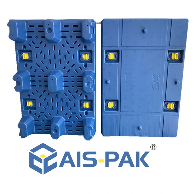 AIS-Pak 800*1200 mm Palet plástico HDPE de altas prestaciones