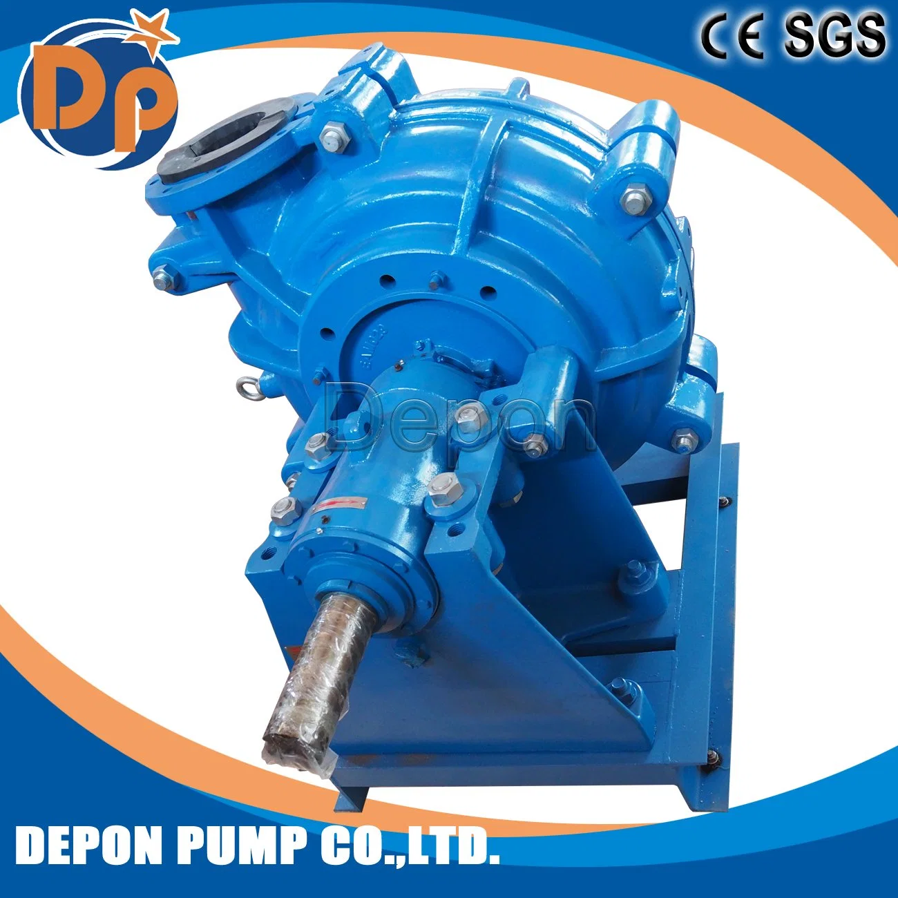 High Head High Pressure Slurry with Closed Impeller for Mining Slurry Horizontal Single Stage Centrifugal Pump