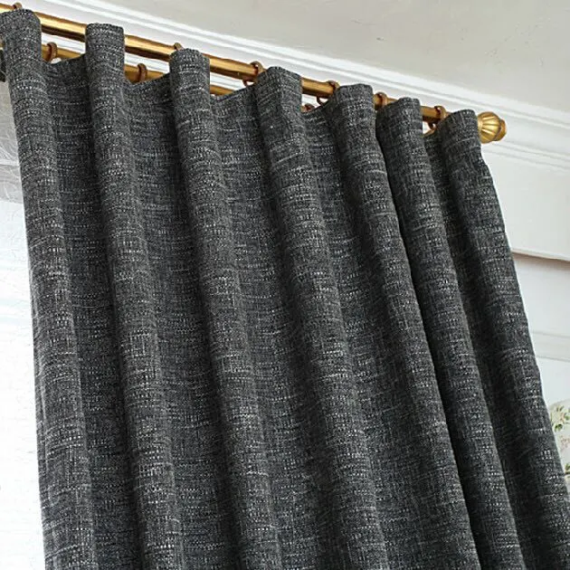 Hot Sale Burlap Curtain Wholesale/Supplier Furniture Textile 100% Linen Knitted Fabric