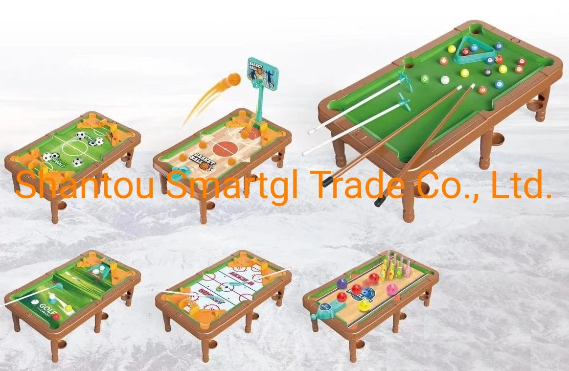 Adult Children Soccer Table Toys 6 in 1 Indoor Game Table Game Toy