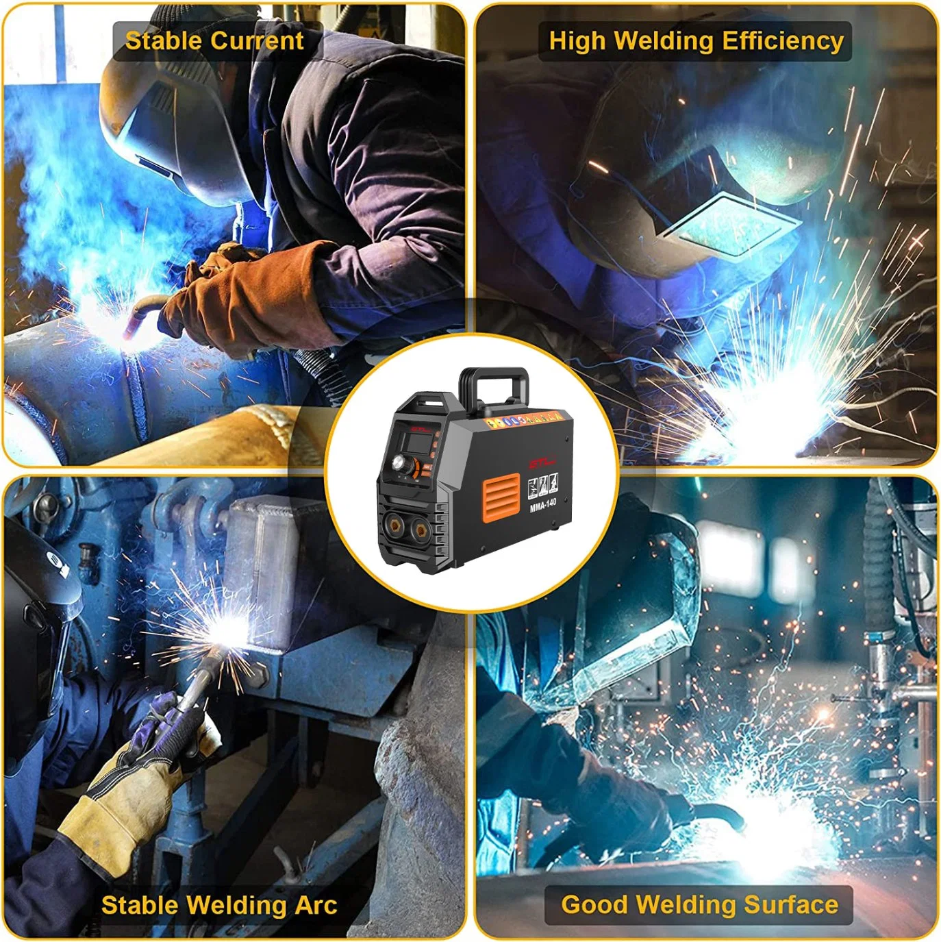 120V 100A Electric Welder Portable Inverter MMA Welding Machine