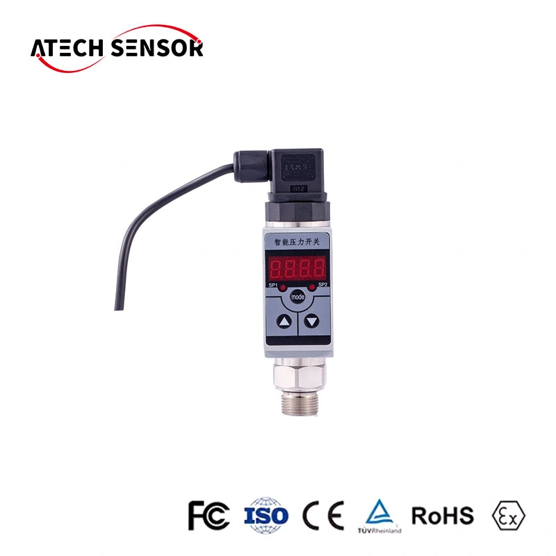 Atech 4-20mA 0-10V Industrial Smart Pressure Switch for Hydraulic and Pneumatic Systems