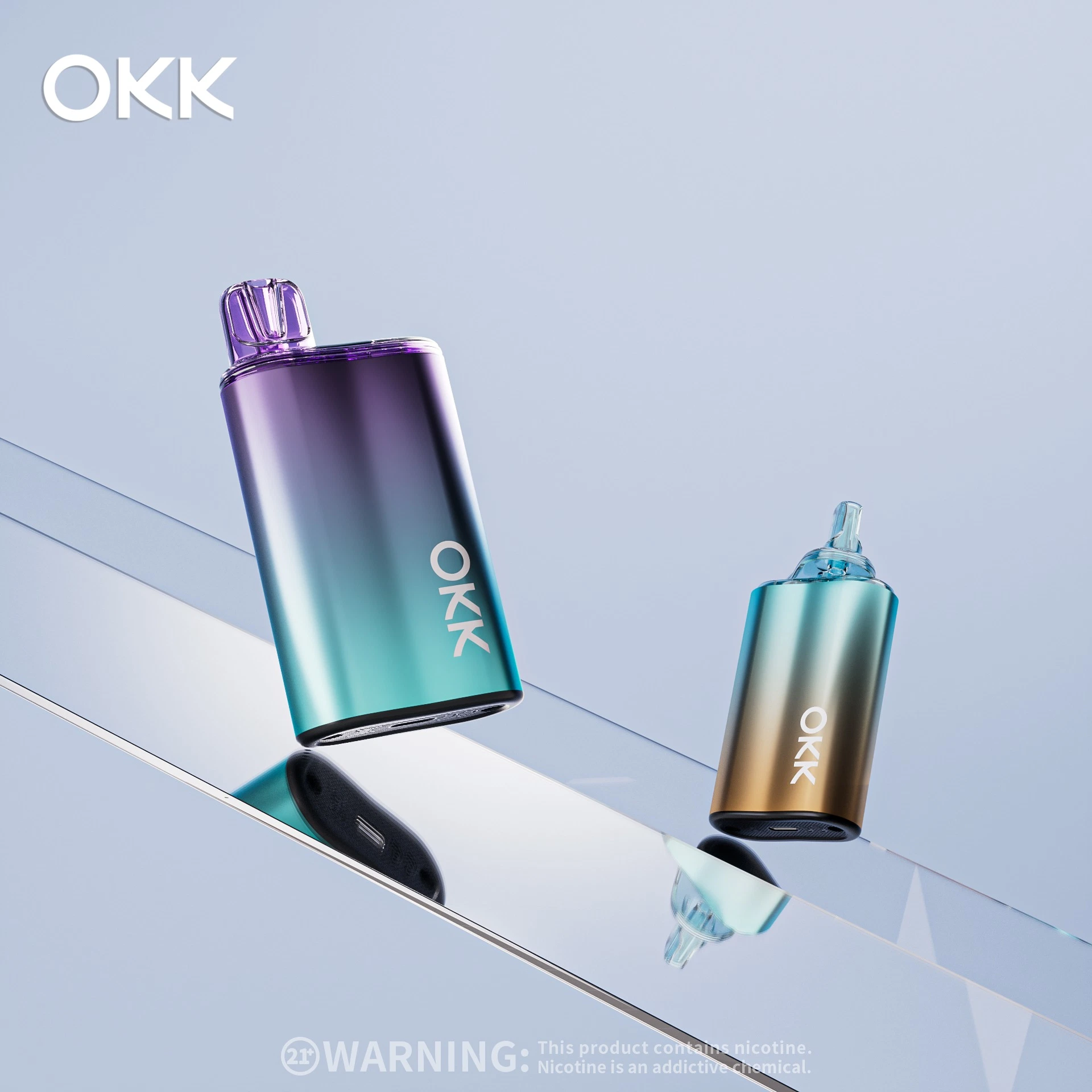 Original Okk 9000 Puffs Double Flavors Nouvelle arrivée cigarette électronique 5000 10000 Vaporisateur jetable rechargeable Puff I Vape Waka Méchant Bar Gear Randm